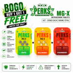 Dozo | PERKS MG-X Mitragynine Tablets | 4CT -125MG Each | 500MG