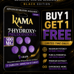 Kama | Black Pseudo + 7OH | 5CT - 100MG Each | 500MG