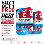 Straight Heat | Kratom Extract Tablets | 3CT - 600MG