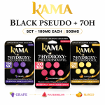 Kama | Black Pseudo + 7OH | 5CT - 100MG Each | 500MG